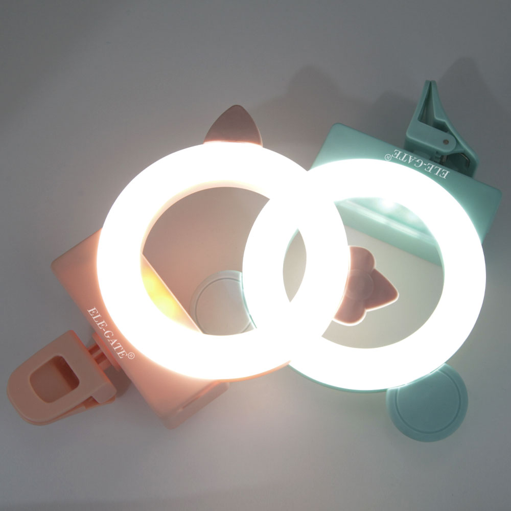 Aro de Luz Led Soporte Celular Recargable