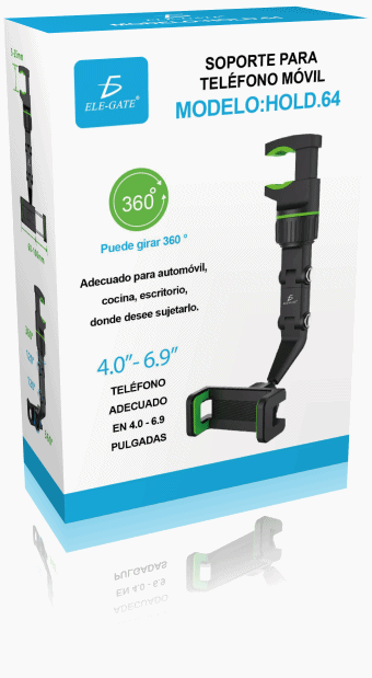 Soporte Porta Celular 360 Carro Auto Espejo Retrovisor - Image 6