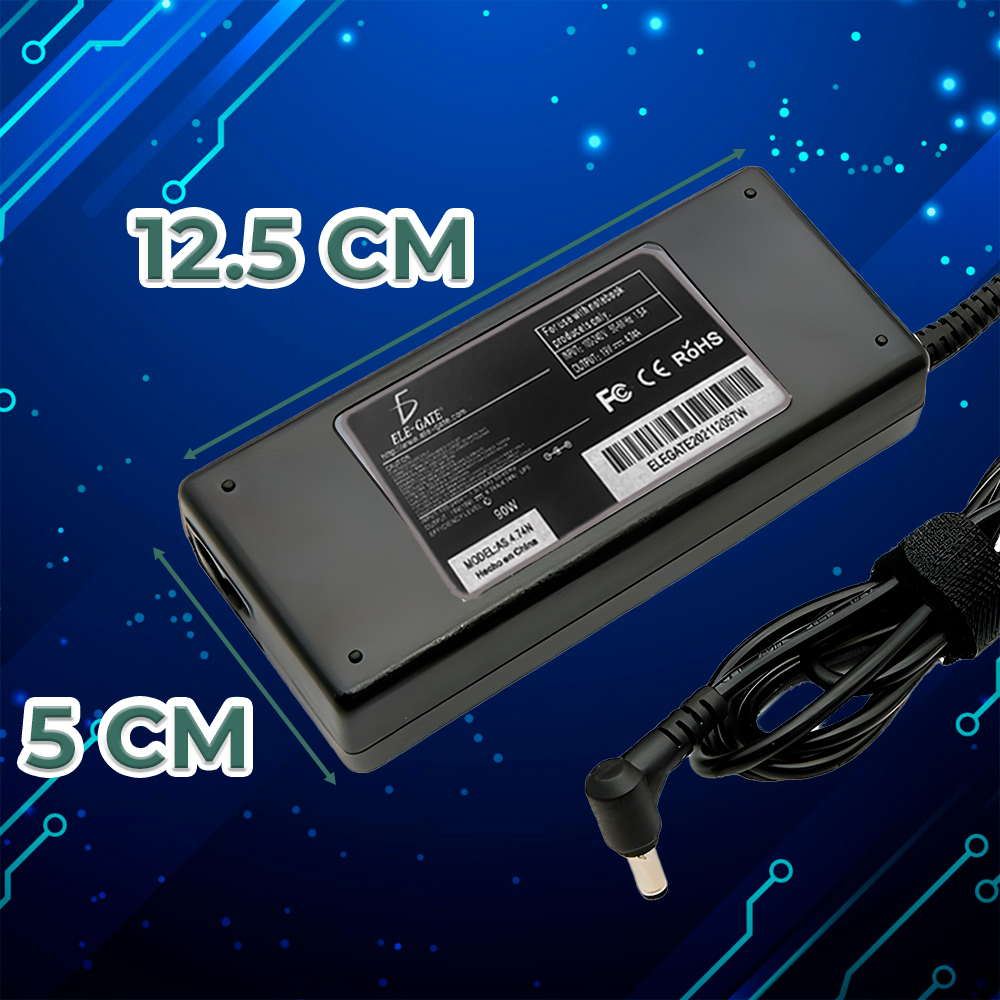 Cargador Compatible para Laptop Asus 90W 19V 4.74A Punta Negra de 5.5mm - Image 4
