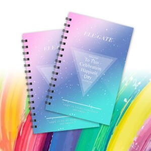 Cuaderno de 80 hojas con estilo Coqueto y Espiral Metálica