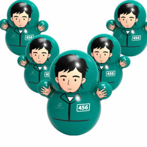 Juguete Nunca Se Cae Juego del Calamar Paquete De 10 Piezas