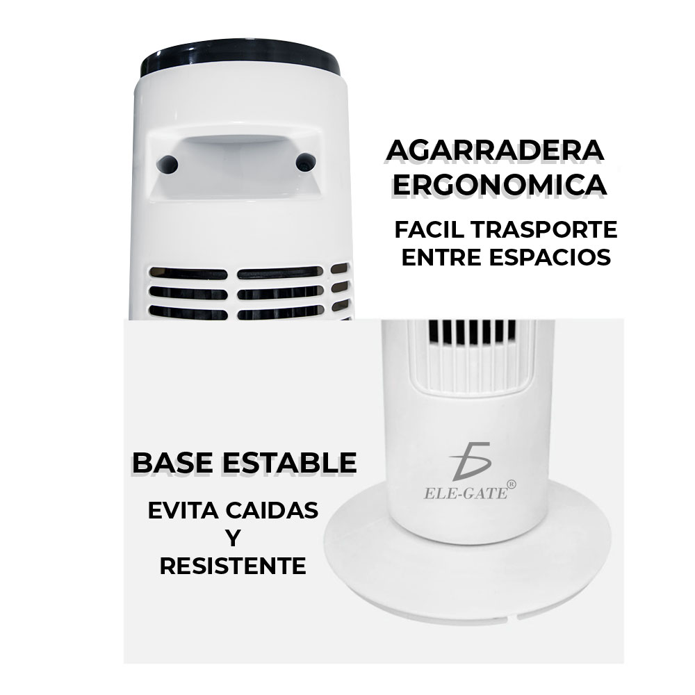 Ventilador De Torre Silencioso Tres Velocidades