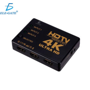 Switch Hdmi 4k Control Remoto Ps3 Xbox Pc Laptop 3 Puertos