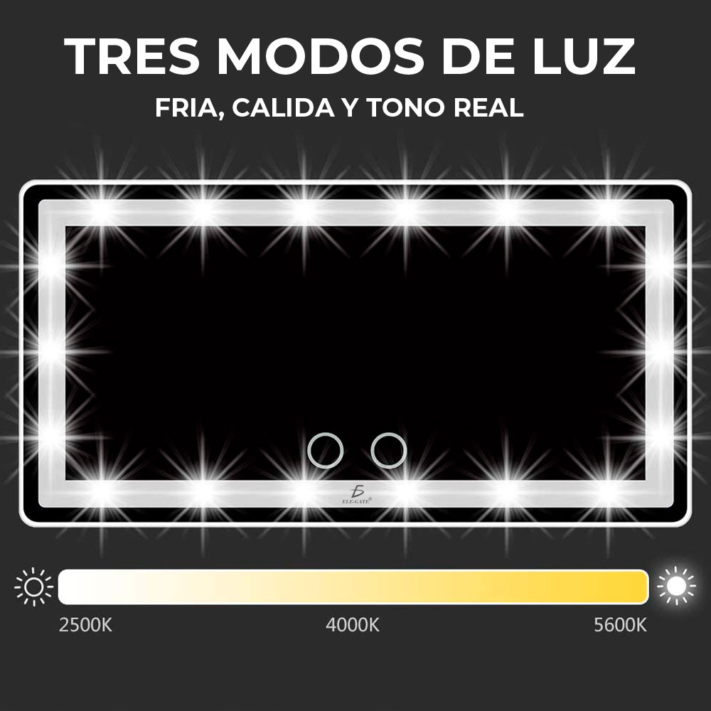 Espejo De Maquillaje Con Luz Led - Image 5