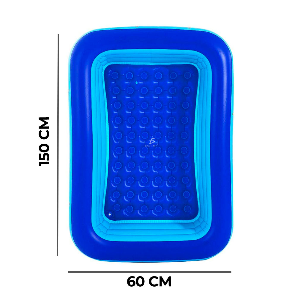 Alberca Inflable Rectangular 210cm X 150cm X 60cm - Image 2