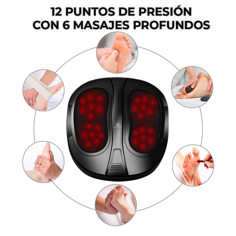 Masajeador De Pies Eléctrico Con Acupuntura
