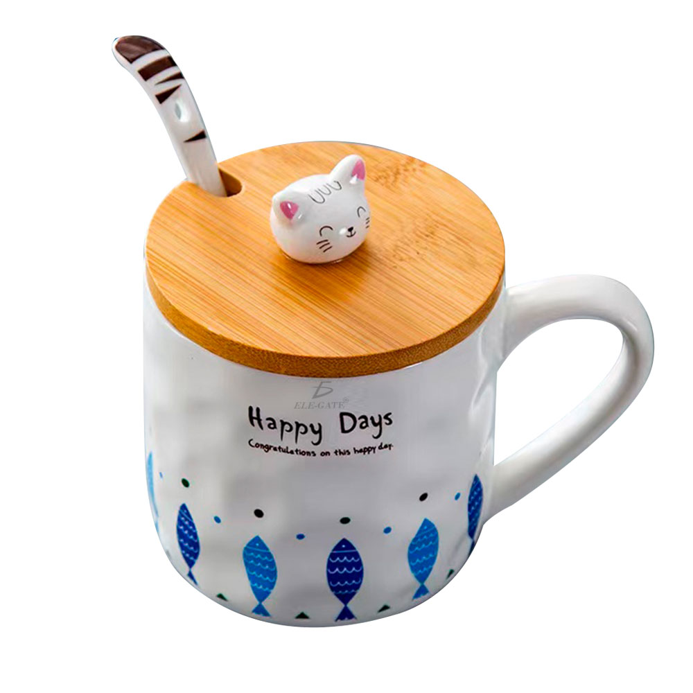 Taza De Cerámica De Gatito Resistente Duradera - Image 5