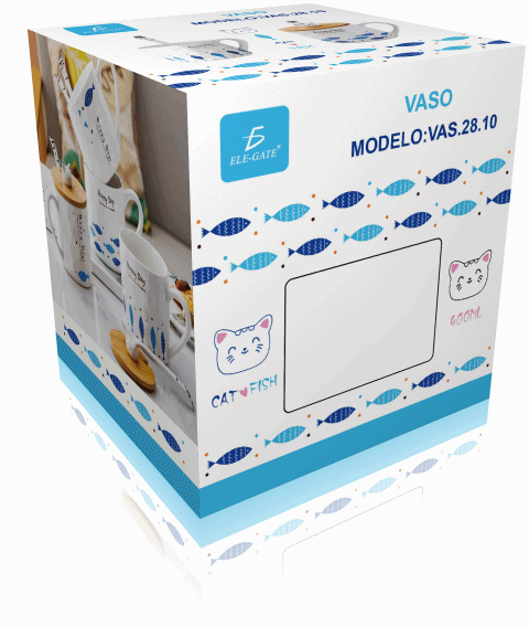 Taza De Cerámica De Gatito Resistente Duradera - Image 3