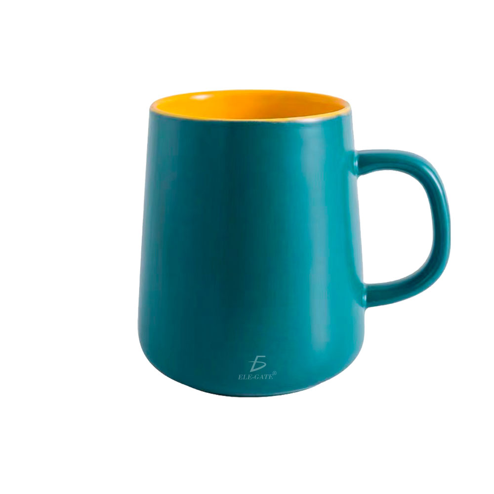 Taza de Cerámica Con Tapa Térmica Resistente - Image 2