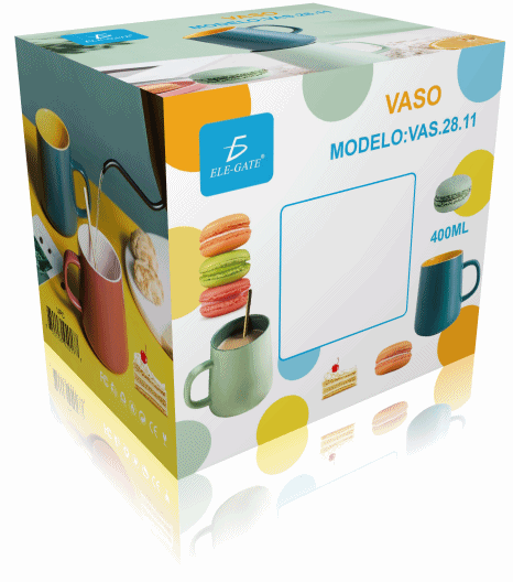 Taza de Cerámica Con Tapa Térmica Resistente - Image 5