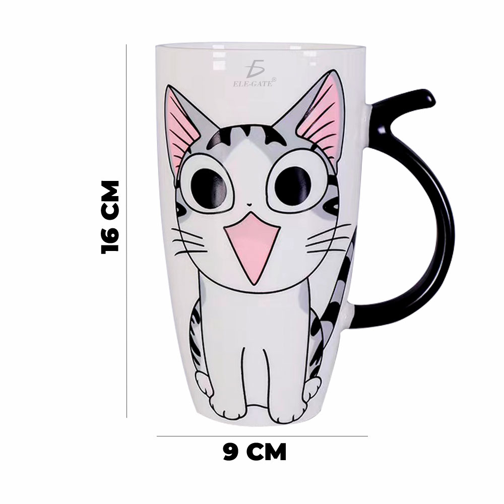 Taza de Cerámica Tierna de Gatito - Image 4