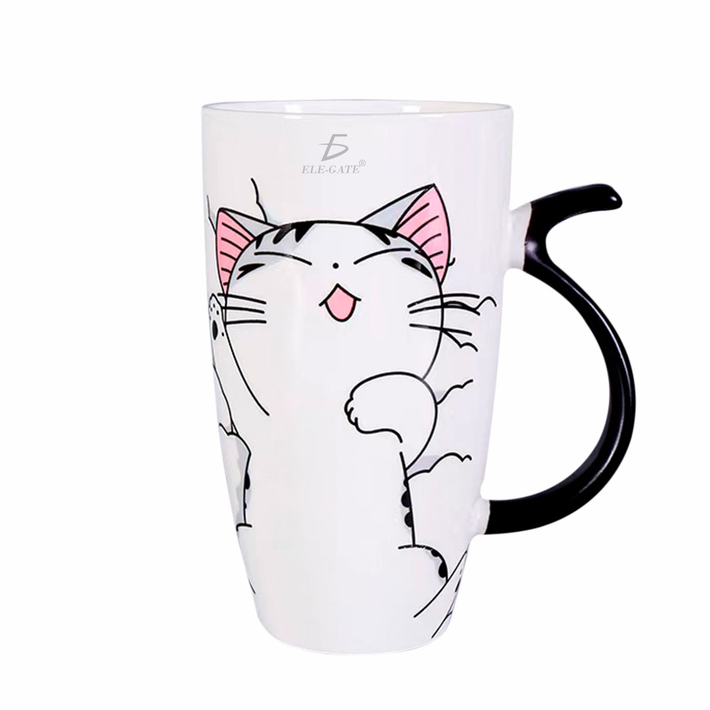 Taza de Cerámica Tierna de Gatito - Image 2