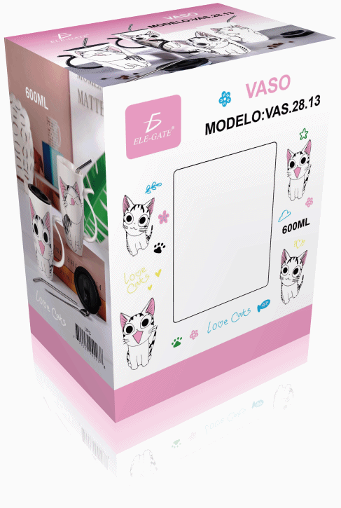 Taza de Cerámica Tierna de Gatito - Image 5