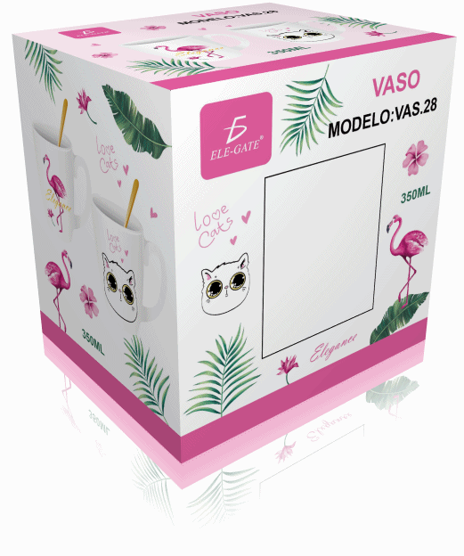 Taza de Cerámica Con Dibujo de Gatito Resistente 500 ml - Image 5