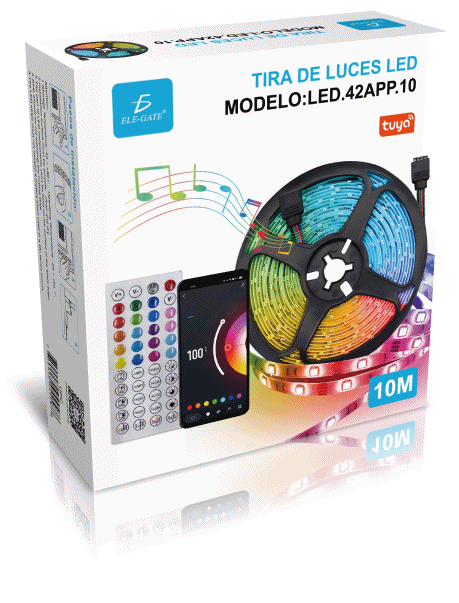 Tira LED de Bluetooth 10M Luces LED RGB 5050 Música de Tira Con Control de APP - Image 2