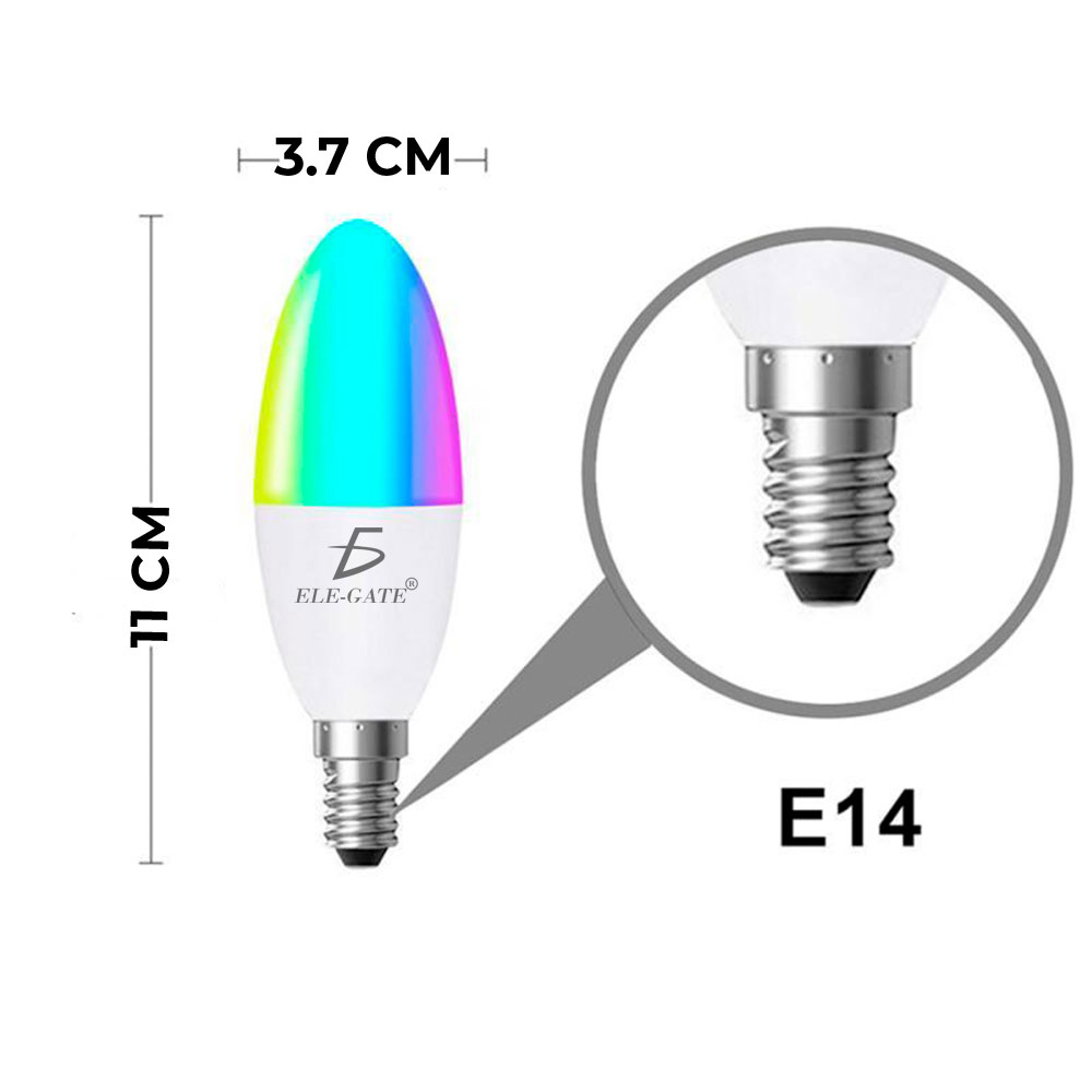 Foco Inteligente De Colores Con Wifi luz led RGB - Image 2