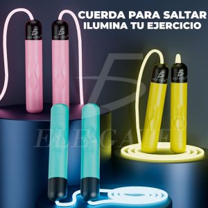Cuerda Para Saltar Brillante Fácil De Ajustar Luz Led