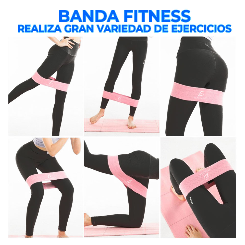 Bandas De Resistencia Deportivas Para Ejercitarse 3 Piezas - Image 2