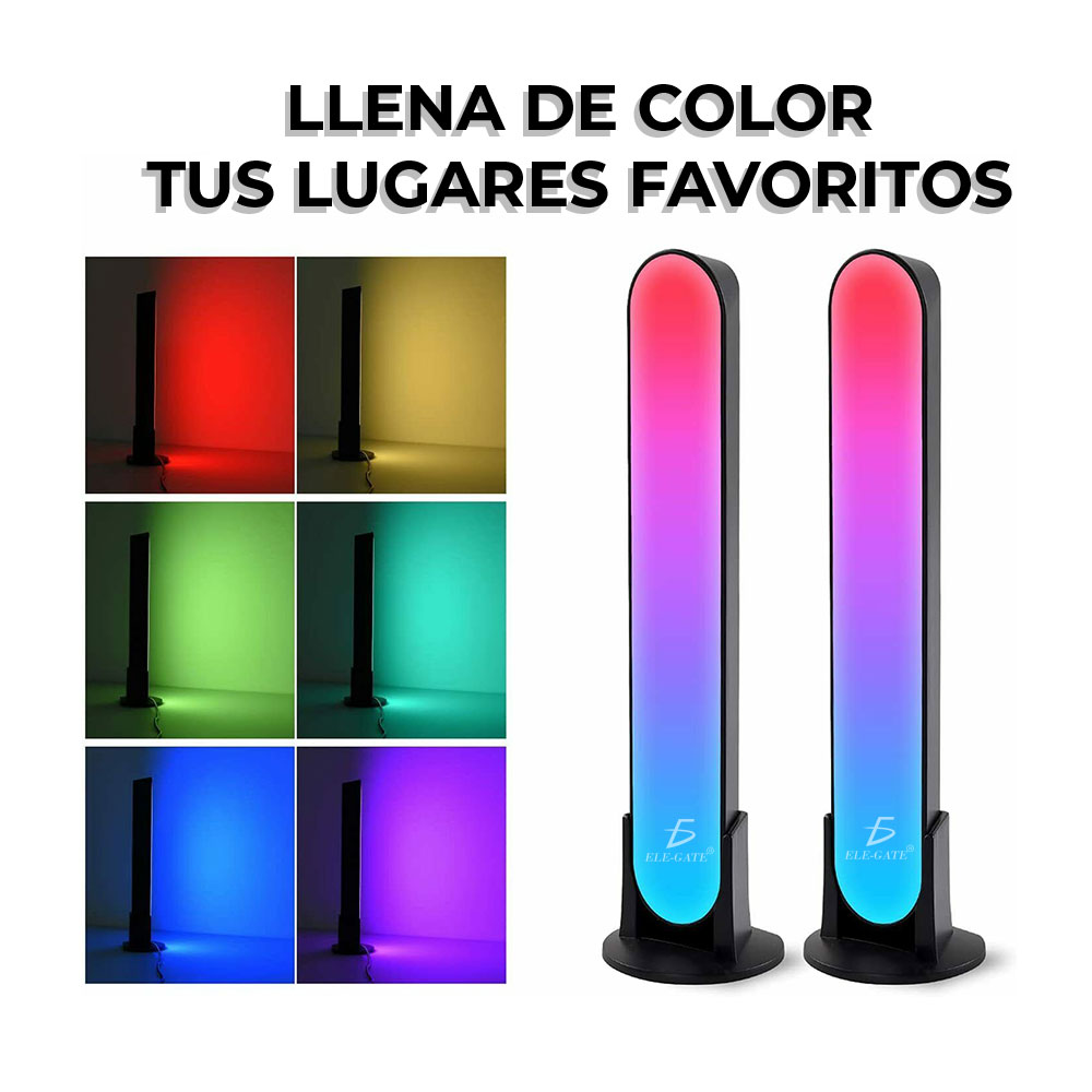 Luz Ambiental Rgb Para Escritorio Atmosférica Música Bluetooth - Image 4