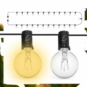 Guirnalda De Luces 7.5 Metros 25 Focos G40 Impermeable