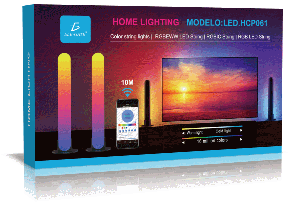 Luz Ambiental Rgb Para Escritorio Atmosférica Música Bluetooth - Image 6