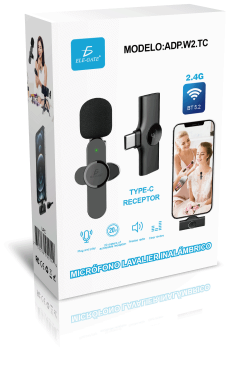 Micrófono Inalámbrico Lavalier Para Celular Andorid - Image 5