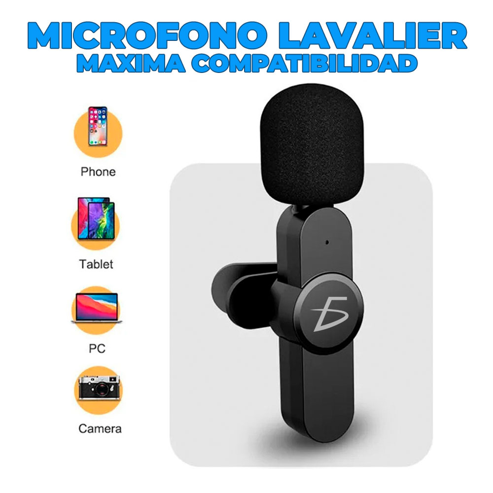 Micrófono De Solapa Inalámbrico Portátil Para iPhone iPad - Image 2