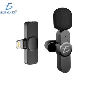Micrófono De Solapa Inalámbrico Portátil Para iPhone iPad