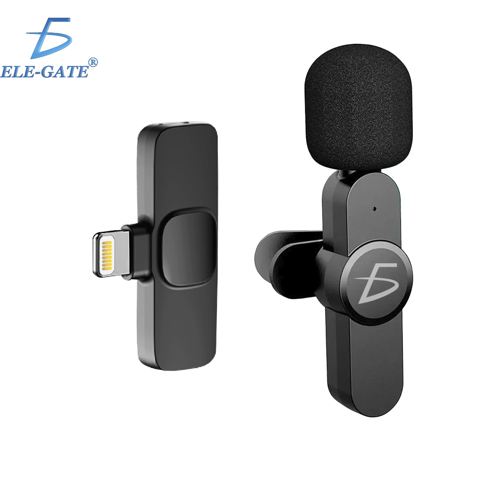 Micrófono De Solapa Inalámbrico Portátil Para iPhone iPad