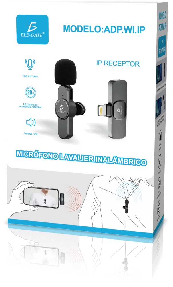 Micrófono De Solapa Inalámbrico Portátil Para iPhone iPad - Image 5