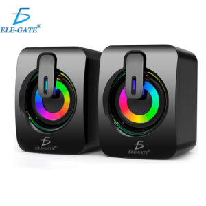 Bocina Para Usb A2 Altavoces De Pc Con Luz Led Cambio De Rgb
