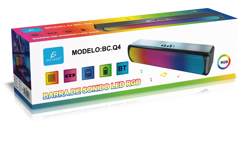 Barra De Sonido LED Luz RGB Para Pc Android Tv Teatro En Casa Bluetooth - Image 4