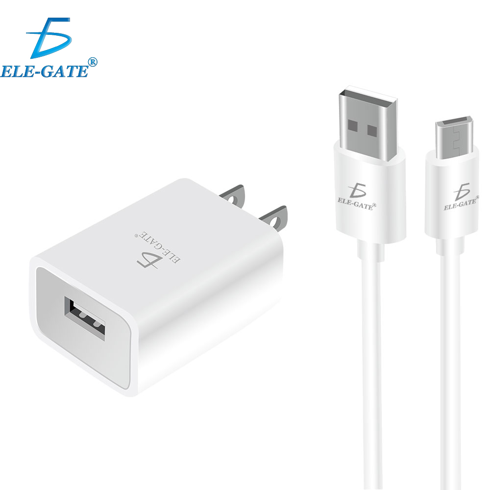 Cargador Celular Rapido 5V 1A Con Cable de Micro USB V8