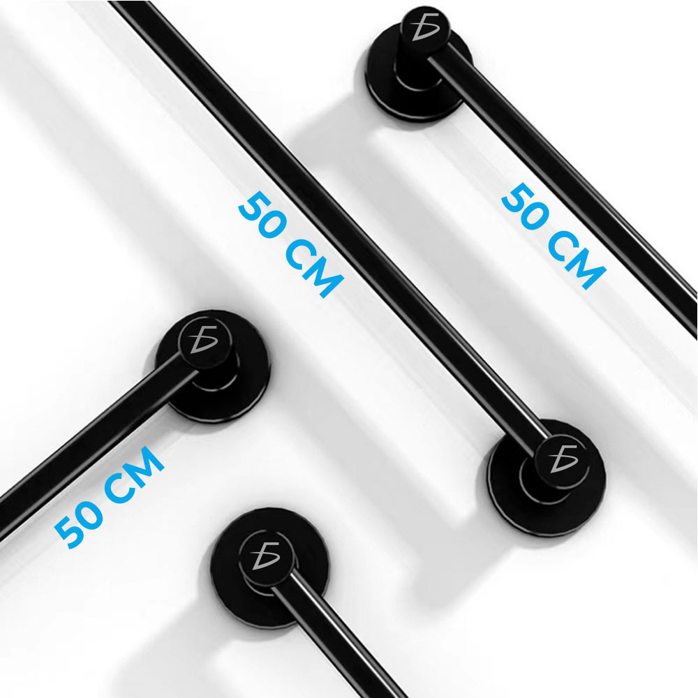 Juego De Accesorios De Baño Set De Toallero y Zapatera 50cm - Image 3