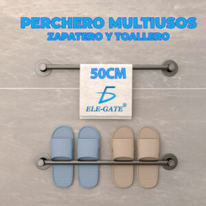 Juego De Accesorios De Baño Set De Toallero y Zapatera 50cm