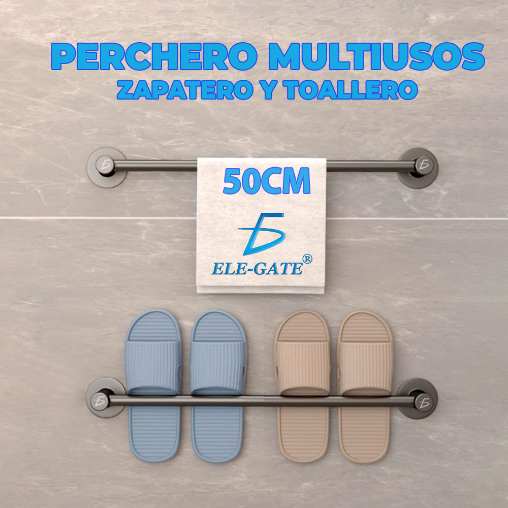 Juego De Accesorios De Baño Set De Toallero y Zapatera 50cm