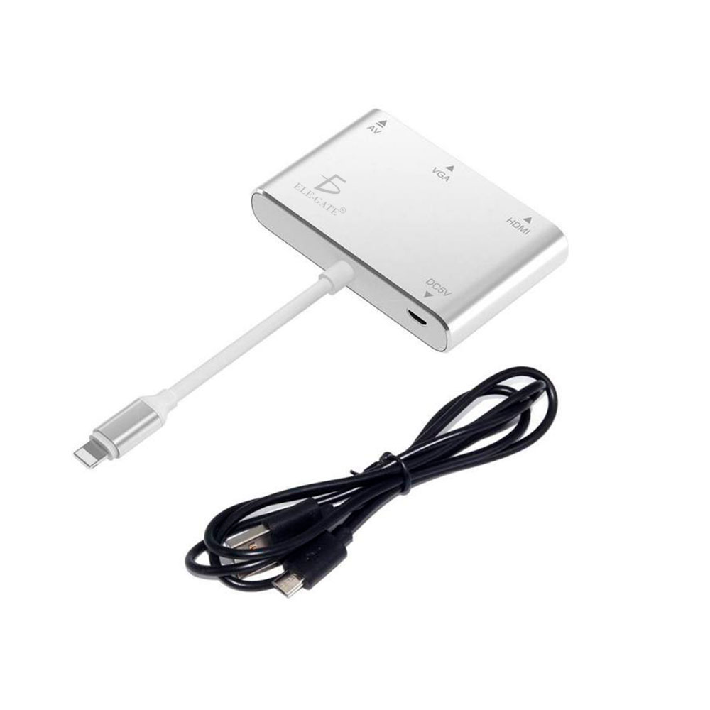 Lightning Adaptador Hub A 4k Hdmi/vga Para iPad iPhone - Image 4