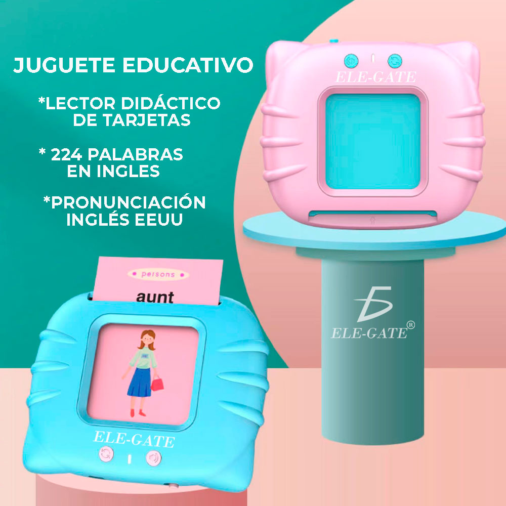 Juguetes Educativos De Tarjetas En Inglés Con 112 Palabras - Image 2