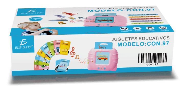 Juguetes Educativos De Tarjetas En Inglés Con 112 Palabras - Image 6