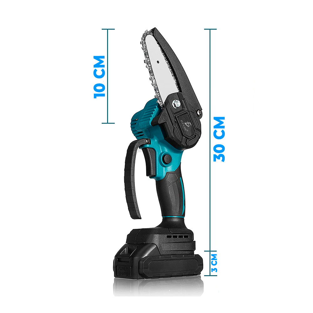 Motosierra Eléctrica Portatil Inalámbrica Mini Con 2baterías - Image 3