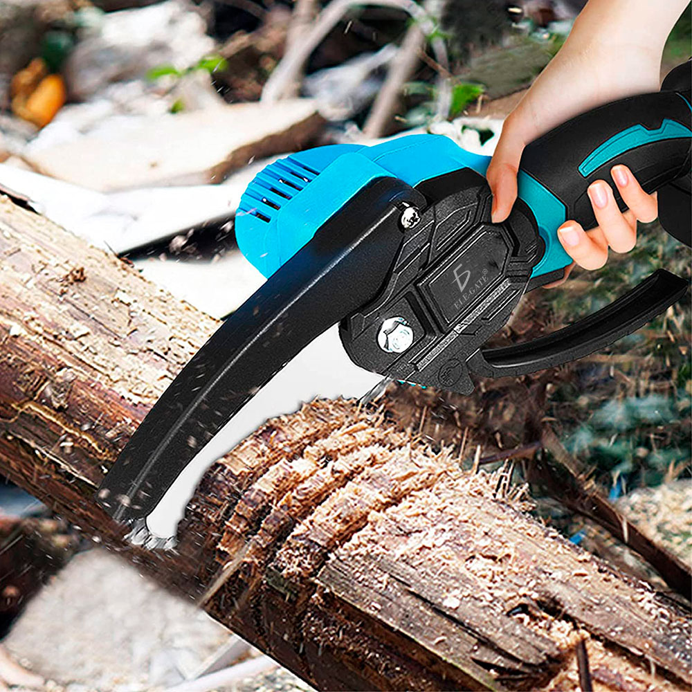 Motosierra Eléctrica Portatil Inalámbrica Mini Con 2baterías - Image 2