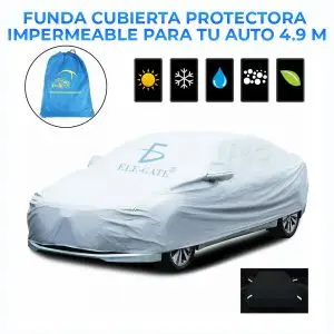 Cubierta Funda Protector Impermeable Con Reflectantes 4.9m