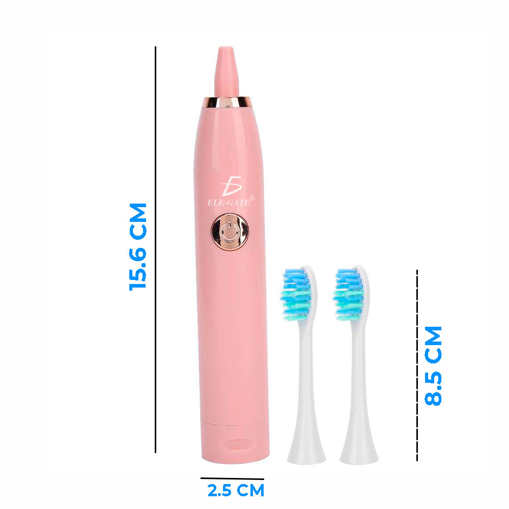 Cepillo De Dientes Eléctrico Ultrasónico Con 2 Cabezales - Image 3