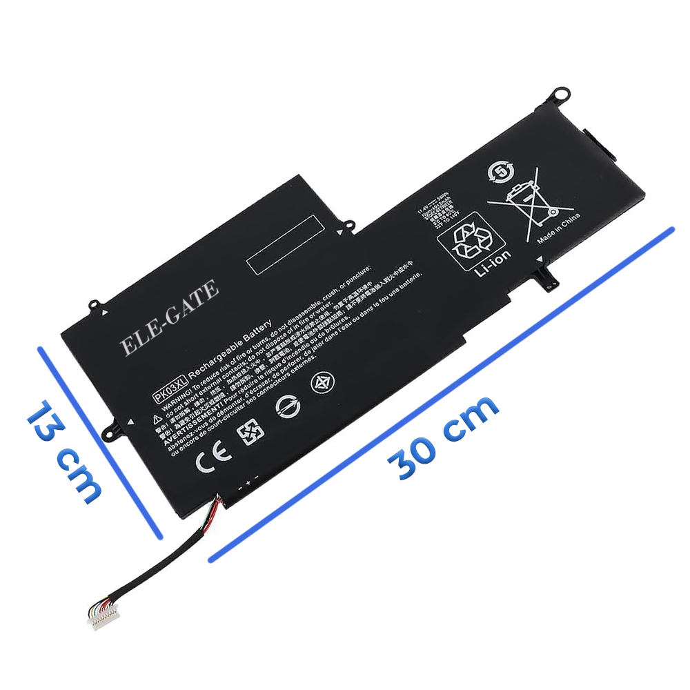 Batería de Litio Compatible con Hp para Laptop Spectre 4913MaH 56W 11.4V con 800 a 500 ciclos - Image 4