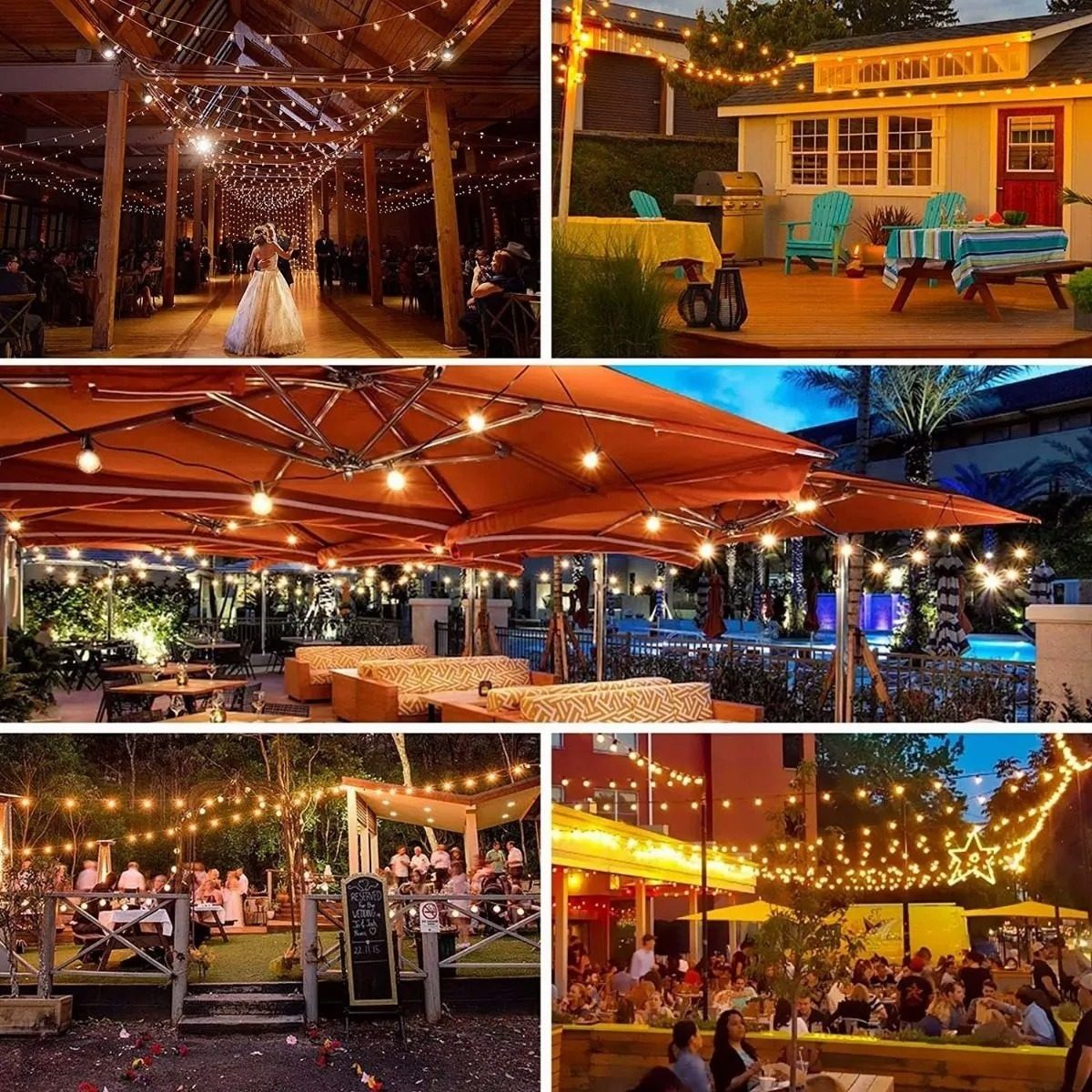 Guirnalda De 25 Bombilla 15m 127v Impermeable - Image 7