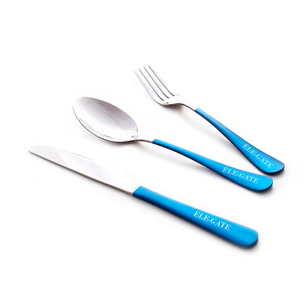 Juego De 3 Cubiertos Portátil De Acero Inoxidable - Image 2