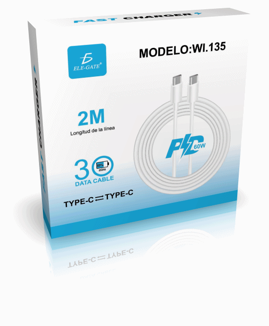 Cable USB C a USB C Carga Rapida Y Datos 2M Macbook - Image 5