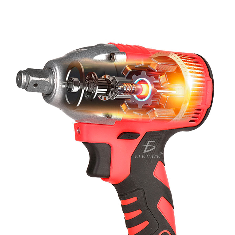 Kit Pistola Impacto Llave Inalámbrica Batería Atverce - Image 10