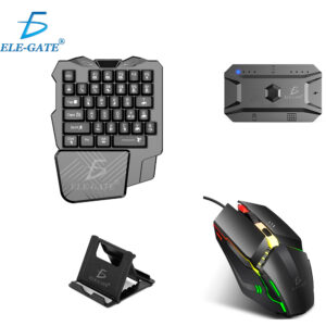 Kit Mouse Teclado Gamer Bluetooth Para Celular Android 4 en 1