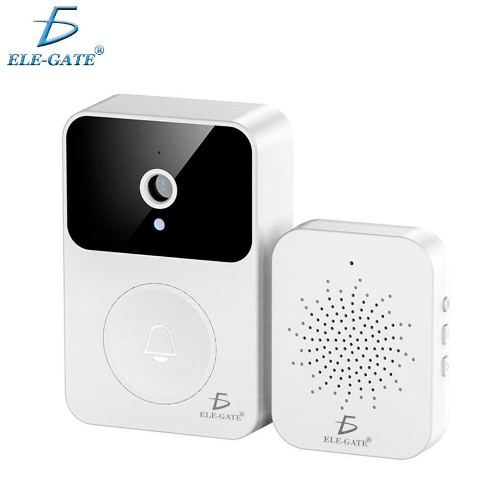 Timbre De Puerta Inalámbrico Con Mirilla Lcd Cámara Wifi